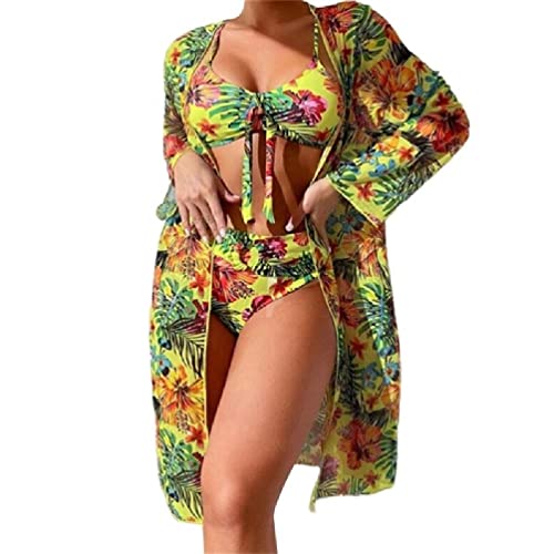 Maillot de bain 3 pièces gainant pour affiner la silhouette en vacances