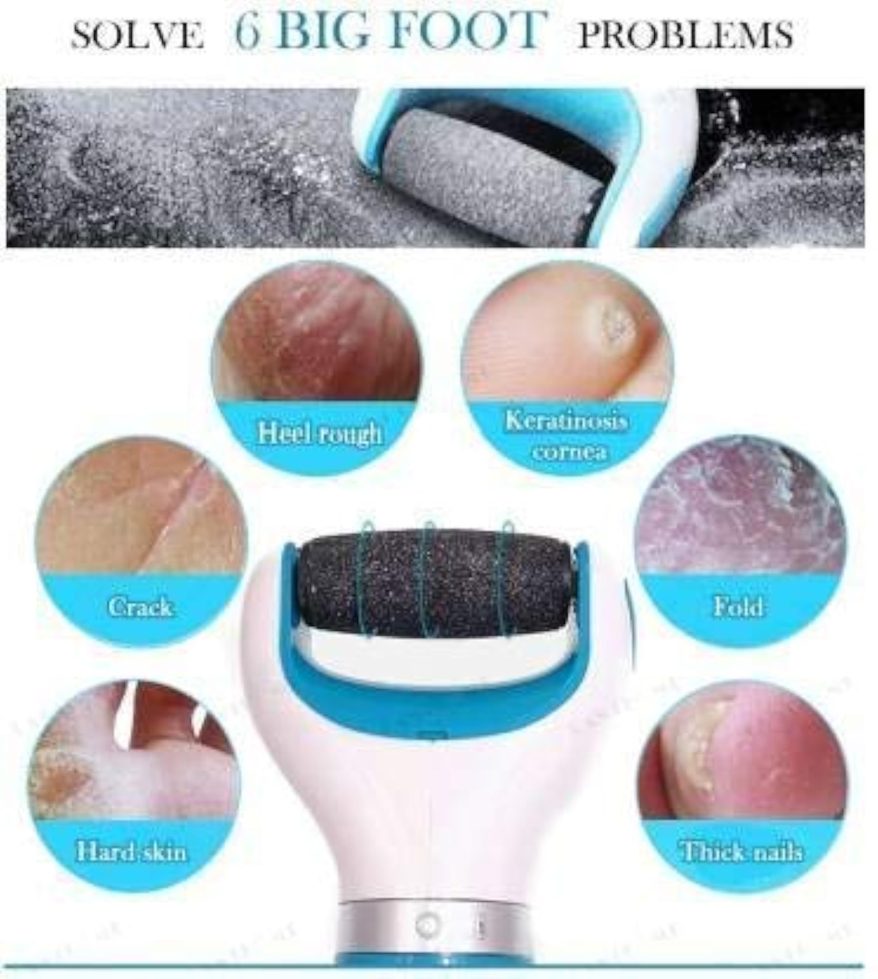 Foot Scrubber for Dead Skin, Silicone Half Gel Heel and Foot Protector