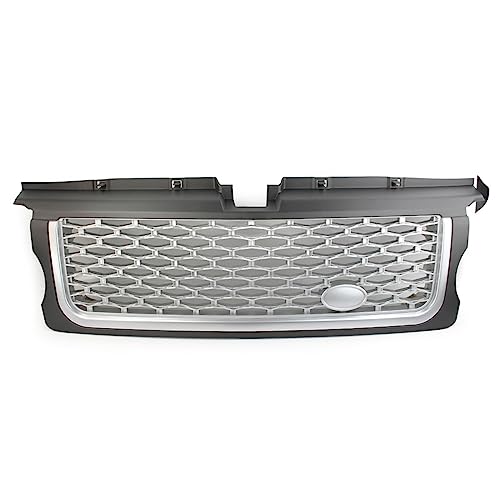 Grille supérieure de calandre avant finition argent pour Range Rover Sport