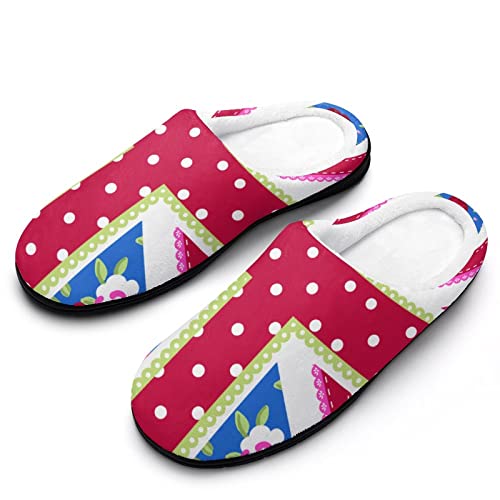 Pantoufles Union Jack femme chaudes et anti-glisse pour l'hiver
