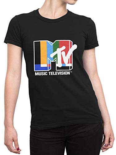 Preisvergleich Produktbild MTV Damen T-Shirt Schwarz Large