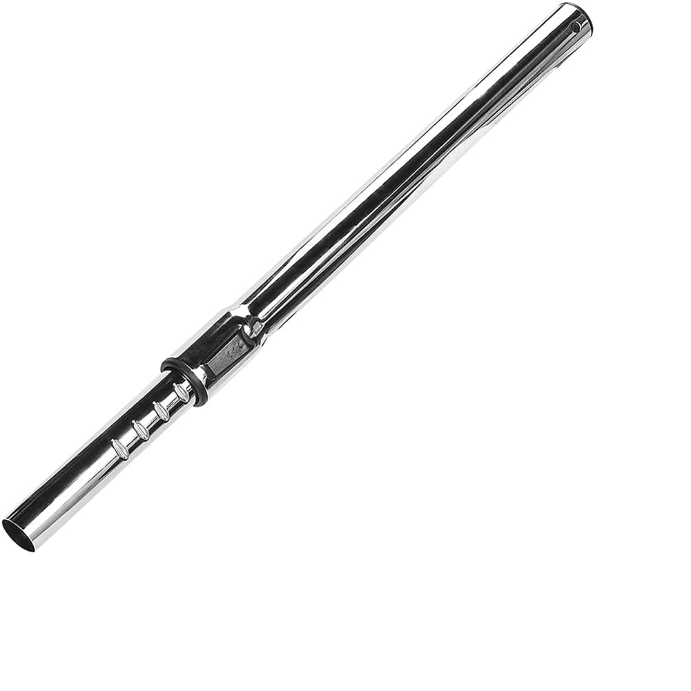 Huiaway 1-1/4inch 32mm Chrome Telescopic Hose Metal Vacuum Wands Hose Vacuum 1.25inch Extension Wand Extends to 31.5inch Long for Most Brand Vacuum