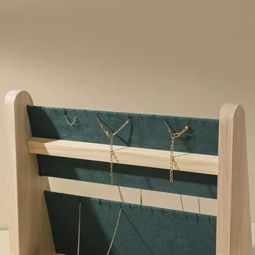 Support de collier en bois blanc multicouche pour l'organisation de la maison - 5