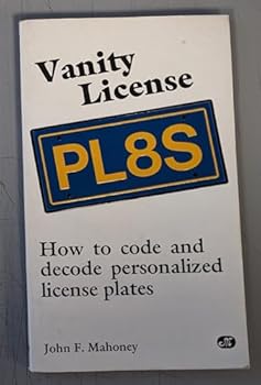 Paperback Vanity License Pl8s Book
