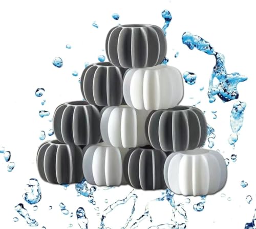 Image of SHUTTLE ART 10Pcs Reusable Anti-Winding Washing Machine Ball, Dryer Balls Laundry for Anti-Winding Clothes & Deep Cleaning, Anti-Winding Tidy Clothes Laundry Balls for Washing Machine