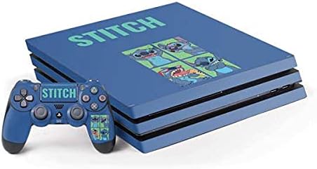 Skinit Decal Gaming Skin Compatible with PS4 Pro Bundle - Officially Licensed Disney Lilo and Stitch Pineapple Stitch Design