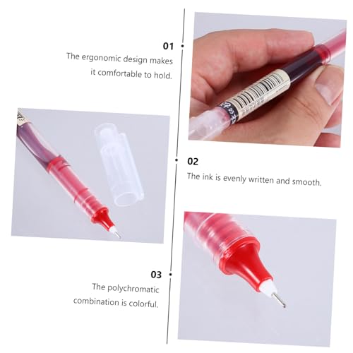Bolígrafos gel SOLUSTRE 0.5mm tinta rápida, pack 9 miniatura 3