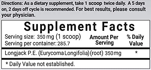 Micro Ingredients Tongkat Ali Extract 200:1 (Longjack) Powder, 100 Grams, Grown in Indonesia, 100% Pure Eurycoma Longifolia Root Extract, Bitter Taste - No Filler, No Additive, Non-GMO - Image 6