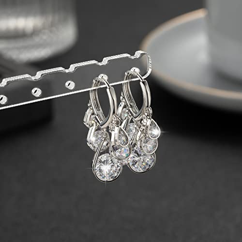 Huggie Earrings for Women 14K Gold Plated Earrings Dainty Statement Sterling Silver Cute Dangle Earring Hypoallergenic Huggie Hoop Earrings for Wome Trendy Prom Party Jewelry Gift3