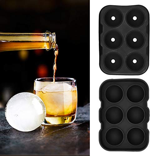 Molde de silicona para cubos de hielo redondos con tapa miniatura 5