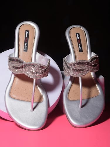 Image of Bata womens Thong Footwear Heeled Sandal