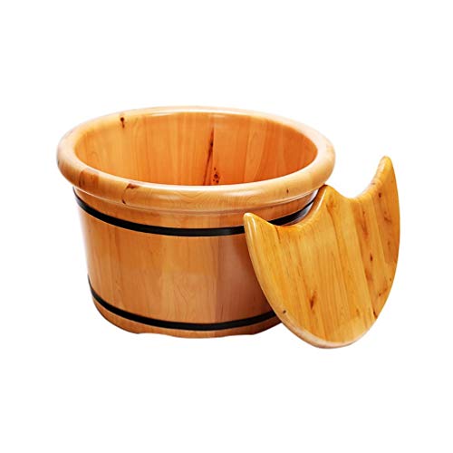Katzowen Bañera de Madera para Spa de Pies Tamaño C