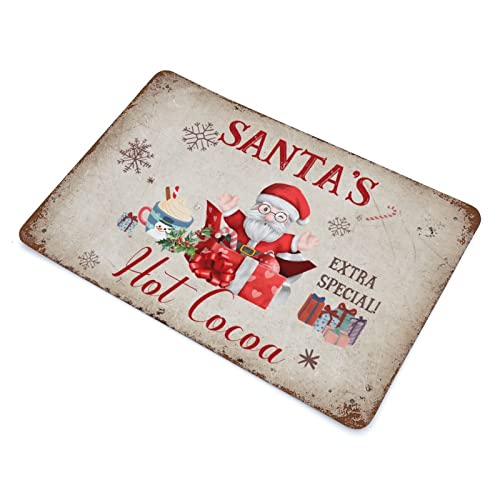 Panneau aluminium Santa's Hot Cocoa durable et résistant aux intempéries extérieure - 3