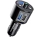 Produktbild Clydek Bluetooth 5.0 FM Transmitter Auto, QC3.0 Bluetooth FM Radio Adapter und -Empfänger, Kfz-Freisprecheinrichtung, Kfz-Ladegerät mit zwei USB-Anschlüssen, Music Player-Unterstützung USB Disk