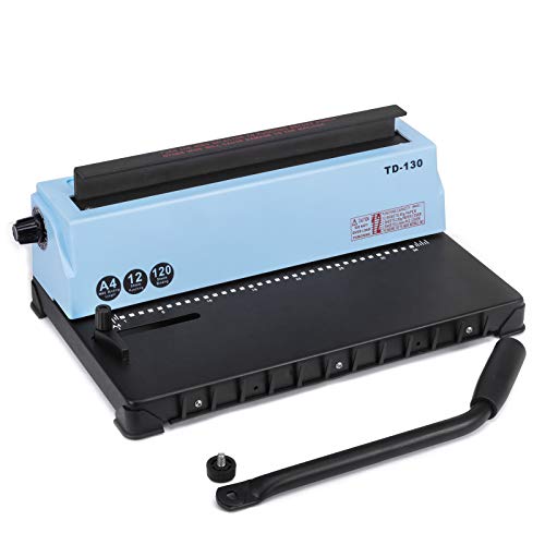 Vevor Spiral Coil Binding Machine 34 Holes,Wire Binding Machine 120 Sheets,Spiral Binding Machine A4,Binding Machine,Coil Binding Machine For Office, Store #TOP3