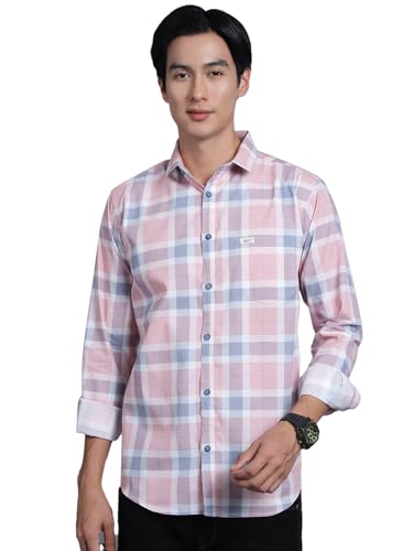 Image of Majestic Man Men Box Checkered Slim Fit Cotton Casual Shirt