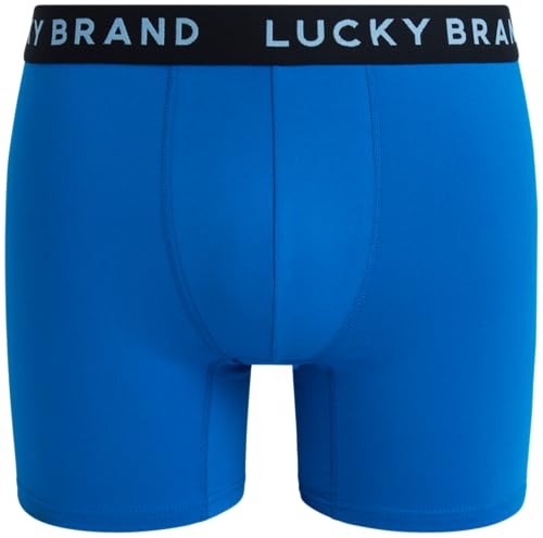 Lucky Brand Mens Boxer Briefs - 4 Pack Sport Soft Boxers for Men with No Fly Pouch - Performance Mens Underwear Boxer Briefs4