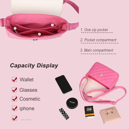 Image of Gladdon Teen Girls Crossbody Bag Cute Cat Wallet for Girl Birthday Gifts Purses