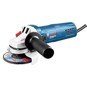 Bosch Professional GWS 750 – Amoladora angular (750 W, 11000 rpm, disco Ã 115 mm, en caja)