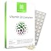 Produktbild Healthspan Vitamin B Komplex | Unterstützt Herzgesundheit, geistige Leistungsfähigkeit & Energie | Hochwertige Formulierung | Für tägliche Vitalität und Wohlbefinden | Vegan | 180 Tabletten