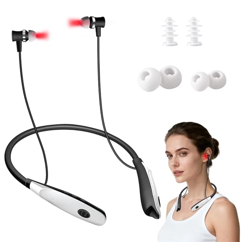 2026 Upgraded 2-in-1 Red Light Device for Ears & Nose 650nm LED Wearable Hands-Free Neck Design Lightweight & Comfortable for Daily Ear & Nasal Relaxation