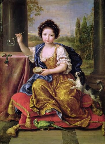 Peinture sur toile Marie Anne de Bourbon, l'élégance classique pour votre chambre