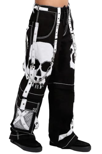 Tripp NYC Scare Darkstreet Pants [BLACK/WHITE]3
