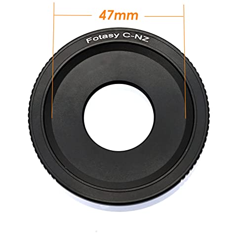 Image of Fotasy Adjustable E-55II T /T2 Telescope Lens to Sony A-mount DSLR Camera Adapter Ring, for Sony Alpha , Black
