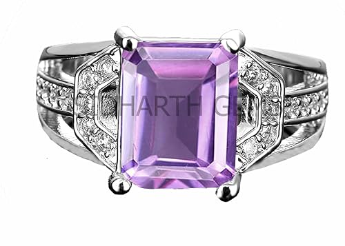 Bague améthyste Katela 5 carats pour sublimer vos tenues du quotidien