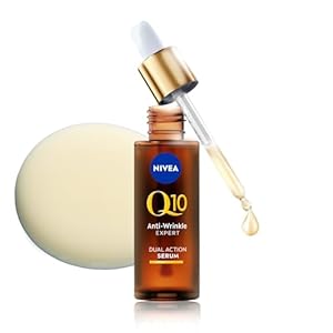 NIVEA Q10 Anti-Wrinkle Expert Dual Action Serum ​(30ml), Anti Ageing Face Serum for Women with Pure Q10, Visibly Reduces and Prevents Wrinkles