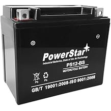 PowerStar SLA Motorcycle PowerSport Battery Replaces Continental MBTX12U