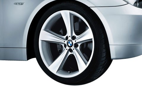 Original BMW Llantas de aleación de 5 E60 LCI Estrella radios 179 en 19 pulgadas para trasera