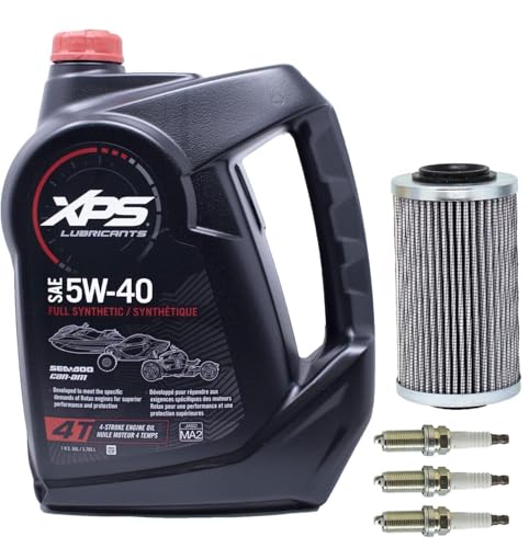 Edwards Oil Change Kit fit Sea Doo 300HP Oil Change Kit W/Filter O Rings & Spark Plugs RXPX RXTX GTX 300