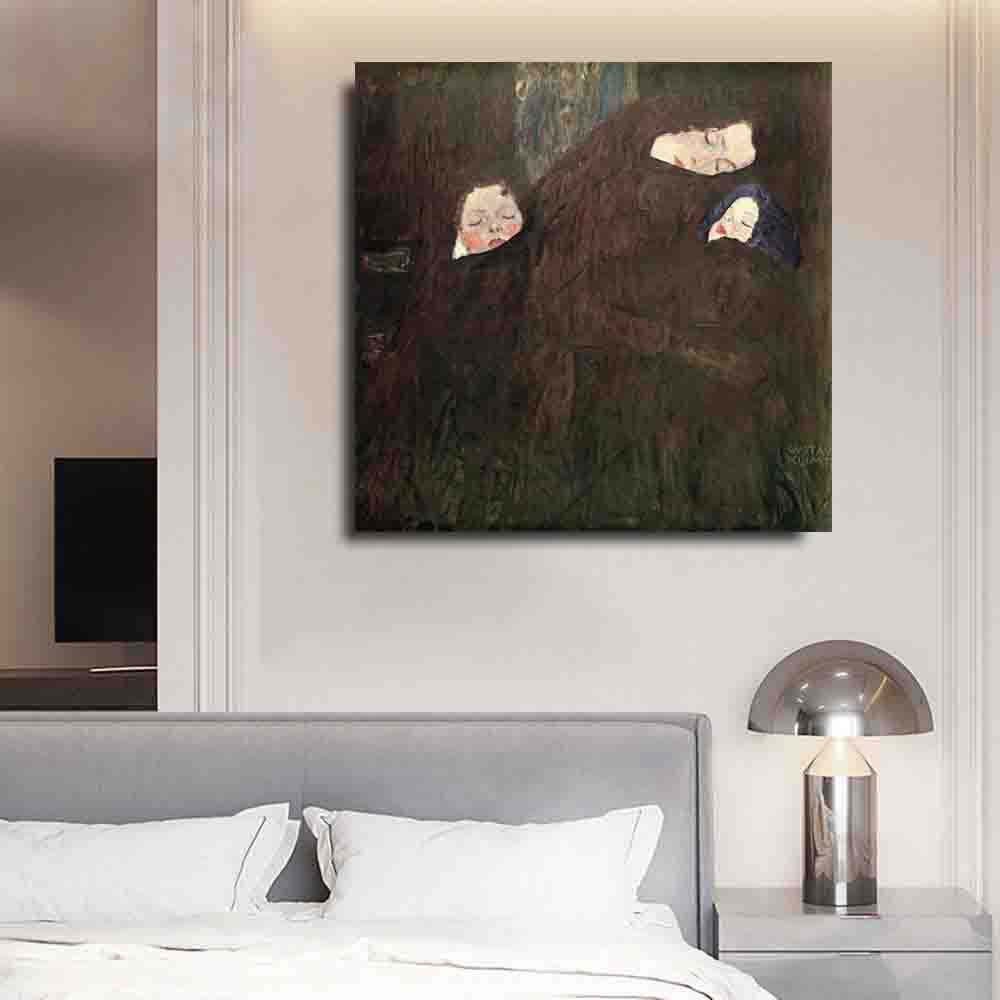 Amazon.co.jp: グスタフ・クリムト《子供を持つ母》 888（85x85cm-33.4