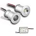 Produktbild KPSUN Mini-LED-Strahler, 6 Stück, 3 V, 1 W, LED-Einbaustrahler für Karaoke-Bars, Treppen, Schrank, Flur, eigene Beleuchtungskreationen, warmweiß, 120° 30volts