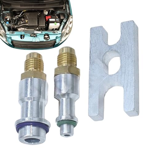 Auxidwk エアコンリークテストプラグ,リーク検出ホースコネクタ | 高強度ACパイプテストストッパー 整備工場・ガレージ向け