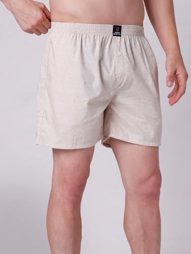 Image of Urban Scottish Ultra-Comfortable Men's Boxer Pants - 100% Cotton Material with A Stylish Print - Soft and Stretchy Elastic Waist Band - Dynamic Movement and Hardwearing Stitching - Breathable with A Gentle Snug Fit