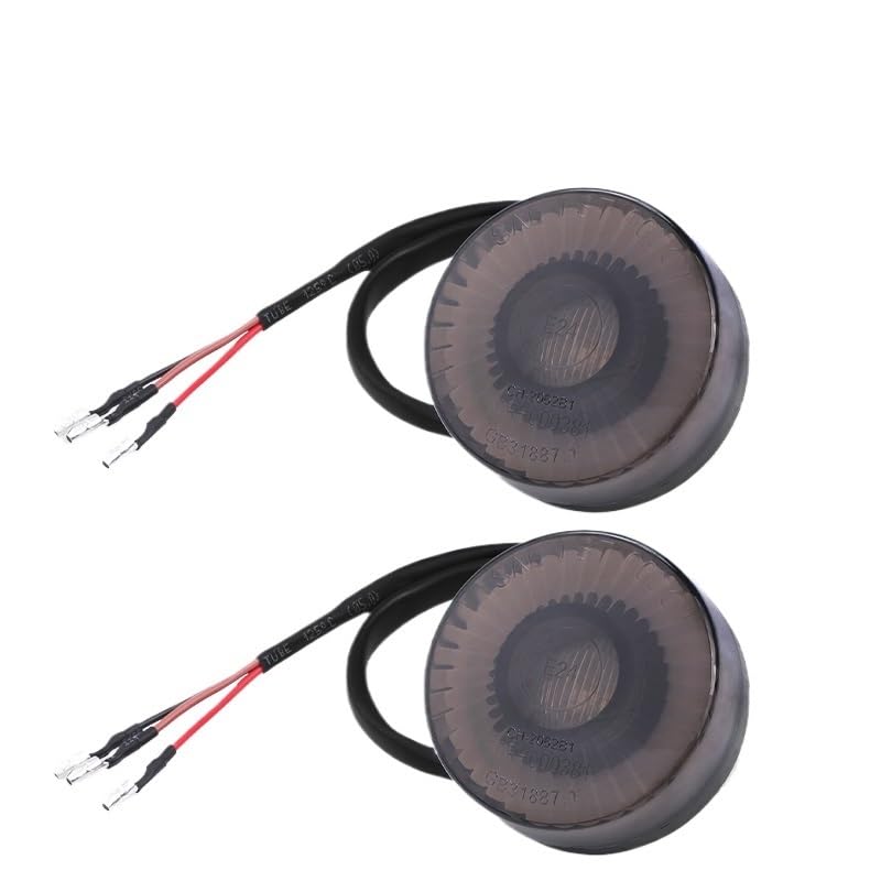 Feu arrière rond à LED 12V pour moto custom chopper et bobber