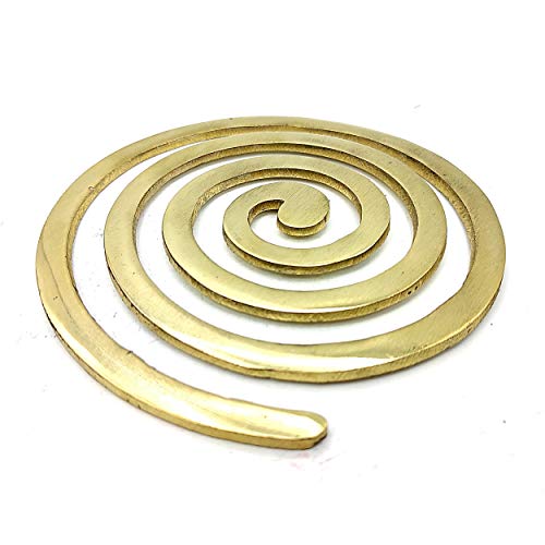Image of Plus Value Brass Helix Vastu Remedies for North-West Main Door, Entrance, Kitchen, Bedroom Vaastu Dosh Defects Home, Office, Shop, Factory (1pc)