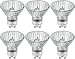25 Watt Replacement Bulb for Candle Warmer, 6 Packs Scentsy Bulbs, NP5 Replacement Bulbs, GU10 Halogen Light Bulbs, Dimmable - MR16 Light Bulb with Glass Cover, 120 Volt (Warm White)