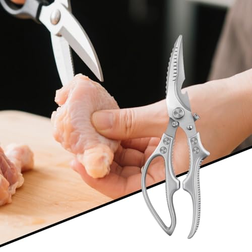 Ciseaux de cuisine robustes à ressort pour couper la dinde et le poisson net - 3