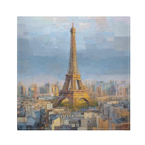 Servilletas de Tela Reutilizables Multicolor Set x6 50x50 cm miniatura 1