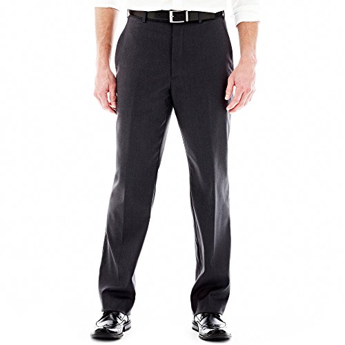 Adolfo Men's Blue Tone Single Pleat Micro Tech Suit Pant, 38W x 32L