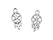 15 Dream Catcher Antique Silver Tone Charms - SC4059