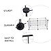 Abaodam 1Set Detachable Dog Isolation Fence Mesh Pet Enclosure and Dog Protection Net for Indoor Outdoor Use Black for Play and Rest
