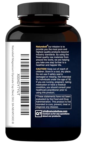 pure magnesium glycinate 500mg with fat soluble vitamin c 240 veggie capsules  supplement for sleep heart amp muscle support  100 chelated amp purified  3rd party tested vegan friendly non-gmo