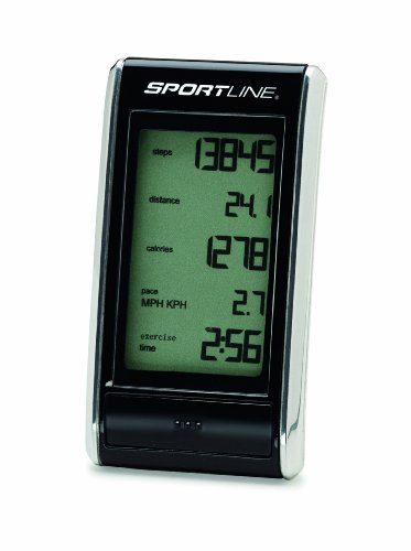 Sportline 308 Snapshot Pedometer- Designed Compact And Pocket-size to Count Steps Taken and Track Time Spent Moving Each Day