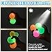 6 Pcs Glow in The Dark Sticky Balls, Squishy Ball That Stick to The Ceiling, Stress Relieving Balls for Adults, Washable Squeeze Toys, Stocking Stuffers for Teens Gifts