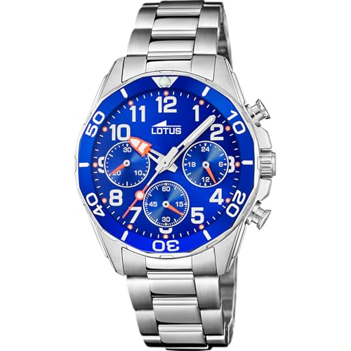 Reloj de Cuarzo Infantil LOTUS de Acero Inoxidable que No se Rompe ni Raya