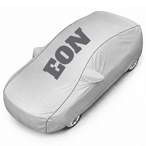 Image of Superior Grade Quality Eon Cover (All Variants) Car Body Cover - 100% Waterproof Custom Fit with Mirror Pockets | Triple-Stitched Elastic Design, Heat Reflective, Anti-Dust, All-Weather